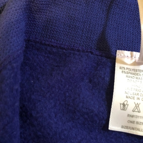 Super Soft Insulated Fleece SILVER LEG Royal Blue Winter Legging - Picture 5 of 8